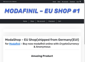 How modashop.to looks like on a tablet such as an iPad.