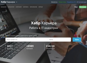 How moikrug.ru looks like on a tablet such as an iPad.