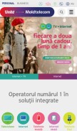 How moldtelecom.md looks like on a mobile device such as an iPhone.