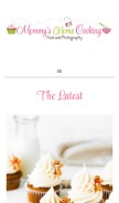 How mommyshomecooking.com looks like on a mobile device such as an iPhone.