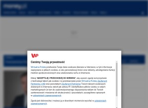 How money.pl looks like on a tablet such as an iPad.