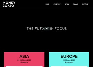 How money2020.com looks like on a tablet such as an iPad.