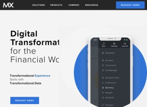 How moneydesktop.com looks like on a tablet such as an iPad.