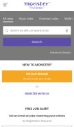 How monsterindia.com looks like on a mobile device such as an iPhone.