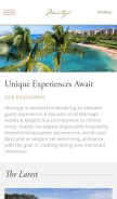 How montagehotels.com looks like on a mobile device such as an iPhone.