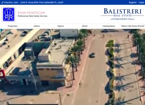 How montegan.com looks like on a tablet such as an iPad.
