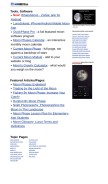 How moonconnection.com looks like on a mobile device such as an iPhone.