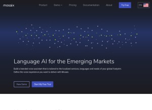 How mosaix.ai looks like on a tablet such as an iPad.
