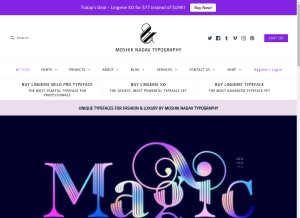 How moshik.net looks like on a tablet such as an iPad.