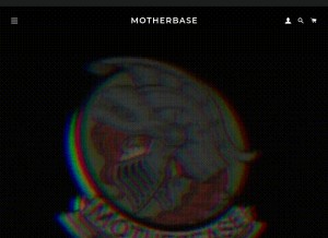 How motherbase.ca looks like on a tablet such as an iPad.
