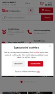 How moto-kvalitne.cz looks like on a mobile device such as an iPhone.