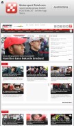 How motorsport-total.com looks like on a mobile device such as an iPhone.