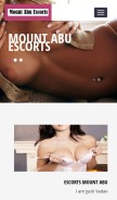 How mountabuescort.in looks like on a mobile device such as an iPhone.