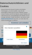 How mouser.de looks like on a mobile device such as an iPhone.