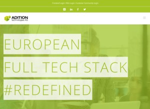 How movad.de looks like on a tablet such as an iPad.