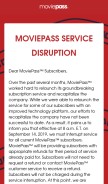 How moviepass.com looks like on a mobile device such as an iPhone.