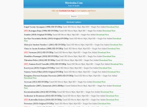How moviesdas.com looks like on a tablet such as an iPad.