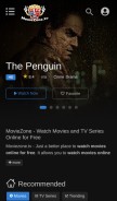 How moviezone.tv looks like on a mobile device such as an iPhone.