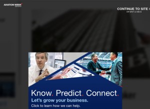 How mro-network.com looks like on a tablet such as an iPad.