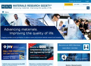 How mrs.org looks like on a tablet such as an iPad.