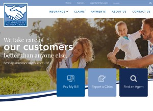 How msagroup.com looks like on a tablet such as an iPad.