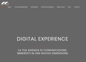 How msoft.it looks like on a tablet such as an iPad.