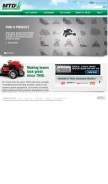 How mtdproducts.com looks like on a mobile device such as an iPhone.