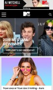 How mtv.de looks like on a mobile device such as an iPhone.