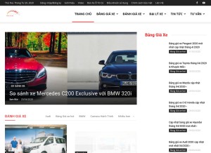 How muaxehoitragop.net looks like on a tablet such as an iPad.