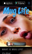 How muglife.com looks like on a mobile device such as an iPhone.