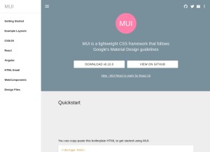 How muicss.com looks like on a tablet such as an iPad.