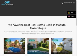 How mulimaimob.com looks like on a tablet such as an iPad.