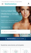 How multiestetica.mx looks like on a mobile device such as an iPhone.