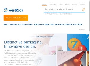 How multipkg.com looks like on a tablet such as an iPad.