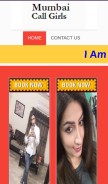How mumbaicallgirls.co.in looks like on a mobile device such as an iPhone.