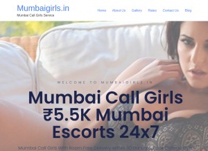 How mumbaigirls.in looks like on a tablet such as an iPad.