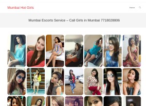 How mumbaihotgirls.com looks like on a tablet such as an iPad.