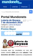 How mundonets.com looks like on a mobile device such as an iPhone.