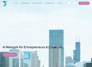 How musesapp.com looks like on a tablet such as an iPad.