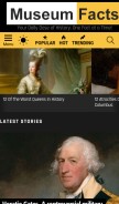 How museumfacts.co.uk looks like on a mobile device such as an iPhone.