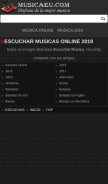 How musicaeu.com looks like on a mobile device such as an iPhone.