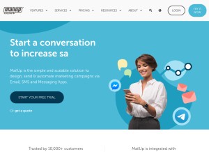 How musvc.com looks like on a tablet such as an iPad.
