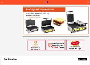 How mutfaktanal.com looks like on a tablet such as an iPad.