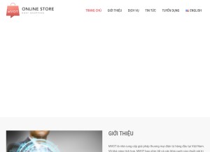 How mvot.vn looks like on a tablet such as an iPad.