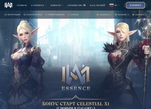 How mw-essence.com looks like on a tablet such as an iPad.