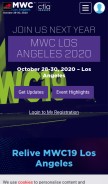 How mwclosangeles.com looks like on a mobile device such as an iPhone.