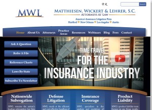 How mwl-law.com looks like on a tablet such as an iPad.