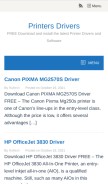How my-hpdrivers.com looks like on a mobile device such as an iPhone.