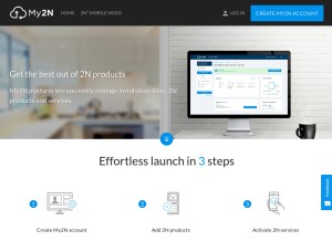 How my2n.com looks like on a tablet such as an iPad.