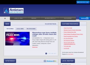 How myactv.net looks like on a tablet such as an iPad.